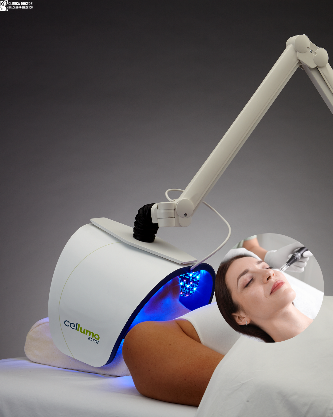 Celluma Red Light Lamp + Lumixa Collagen Booster – post-procedure regeneration