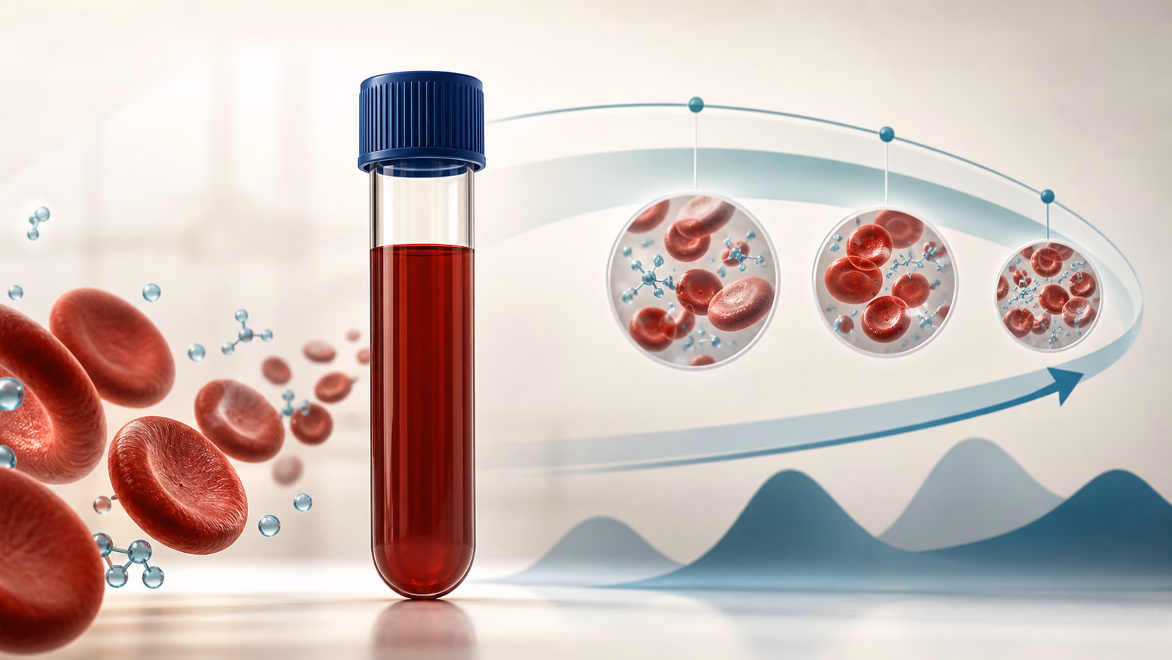Ilustrație informativă despre Hemoglobina glicată (HbA1c): ce arată, valori și interpretare