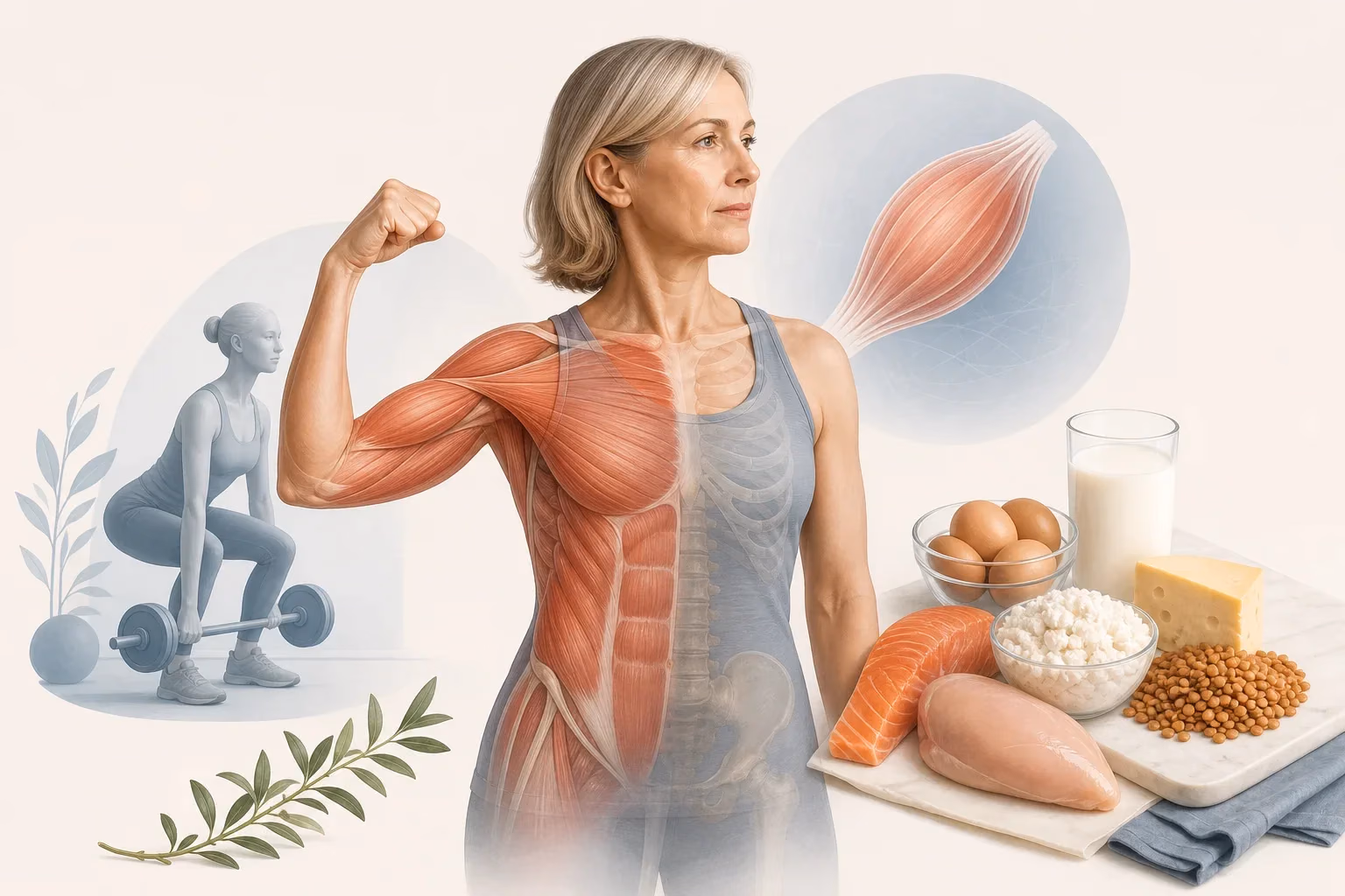 Ilustrație informativă despre 1. Masa musculară: o rezervă pentru sănătatea viitoare
