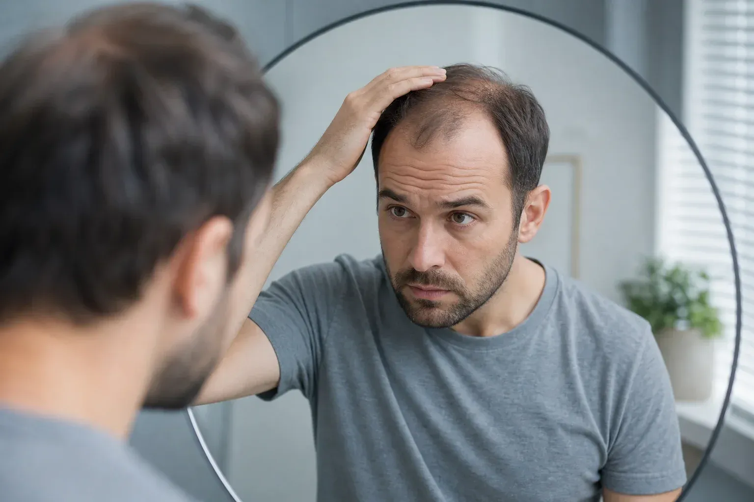 Căderea părului la bărbați: cauze, diagnostic și opțiuni terapeutice