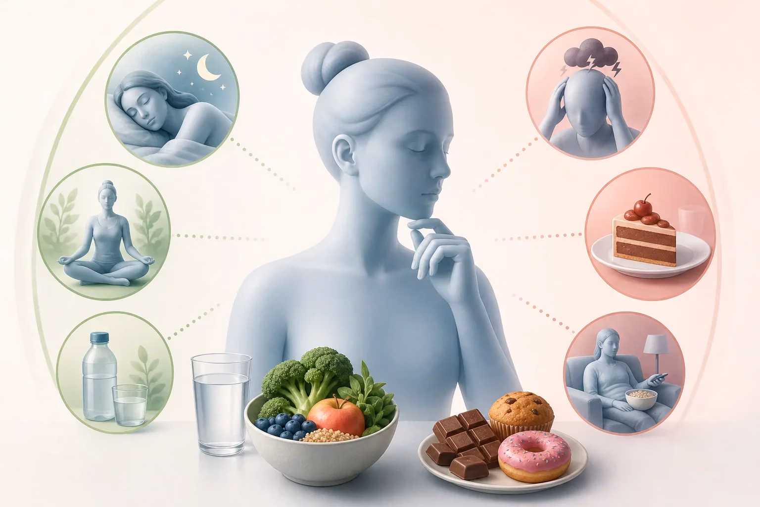Ilustrație informativă despre Cum putem gestiona pofta de dulce?