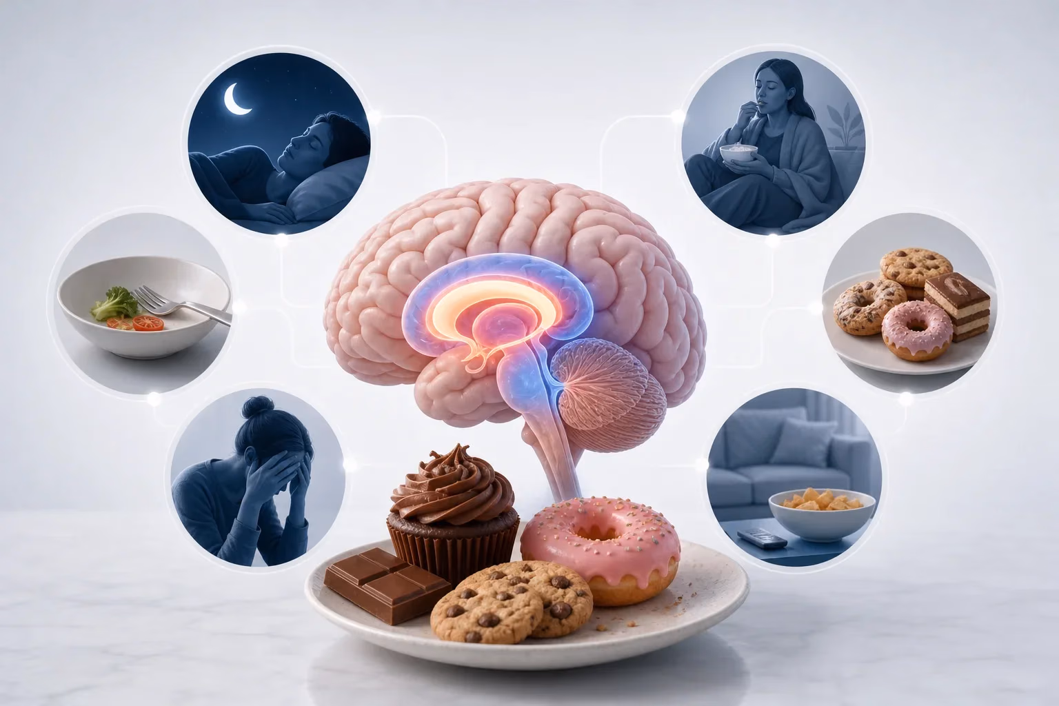 Ilustrație informativă despre De ce apare pofta de dulce?