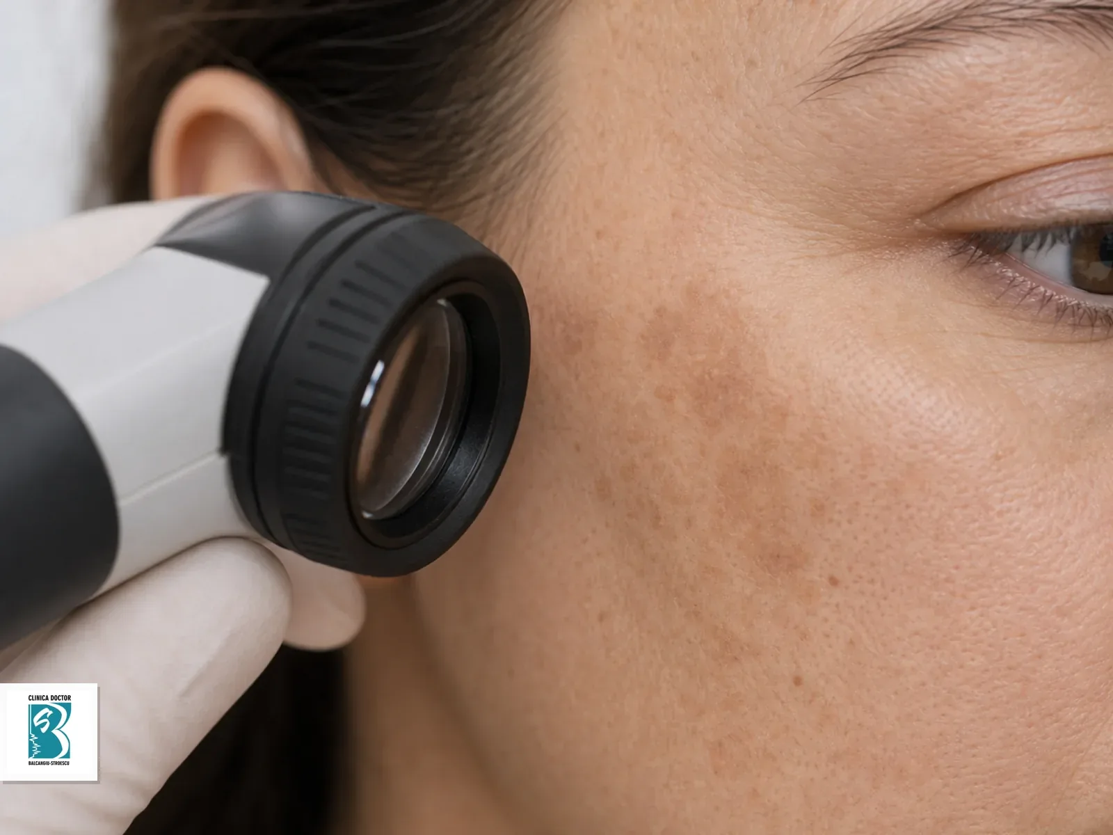 Pete pigmentare si hiperpigmentare - consultatie medic primar Dermatoscop folosit pentru evaluarea petelor pigmentare de pe piele