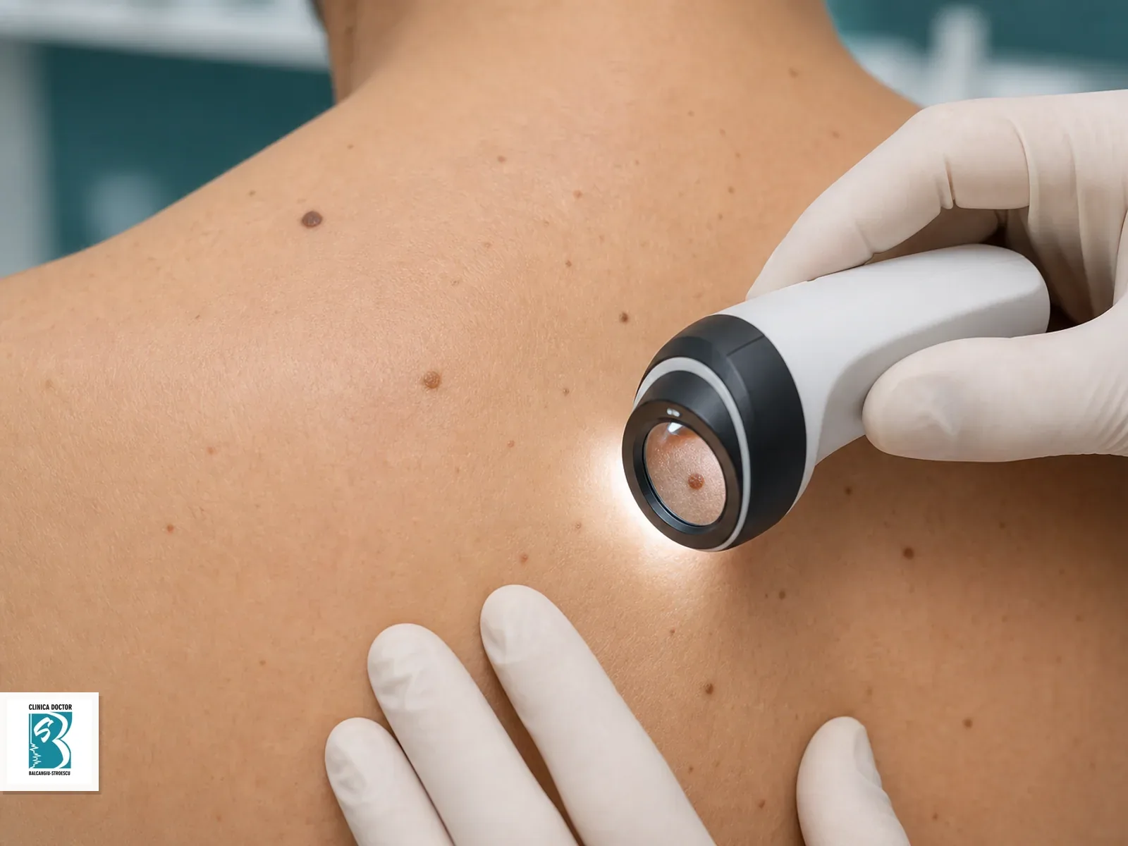 Dermatoscopie digitala pana la 10 leziuni medic primar Dermatoscopie digitala a unor alunite pe spate