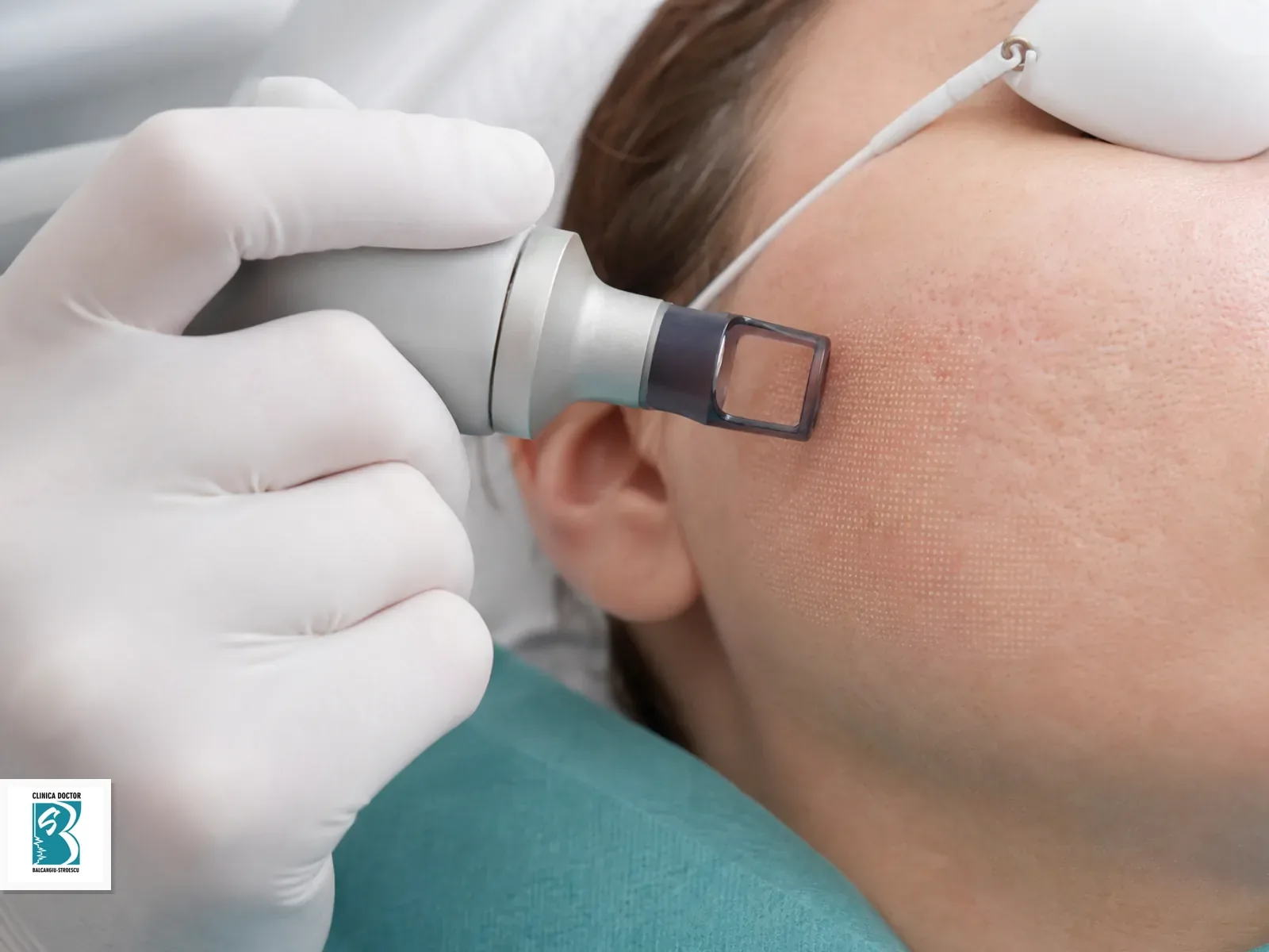 Tratament cicatrici acneice - laser fractionat CO2 ultrapulsat (suprafata mica) Tratament laser pentru cicatrici acneice pe suprafata mica