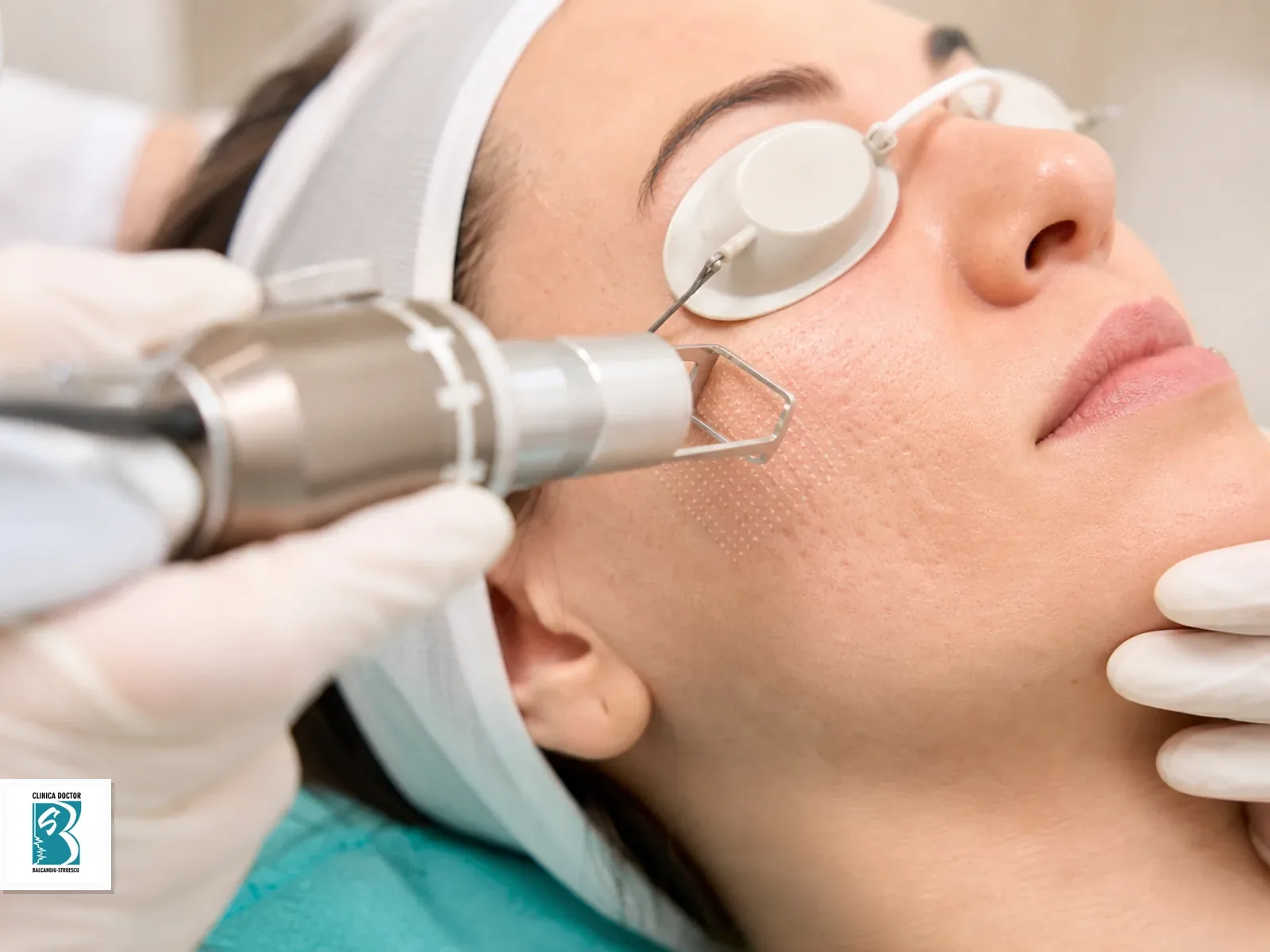 Tratament cicatrici acneice - laser fractionat CO2 ultrapulsat (suprafata mica) Tratament laser pentru cicatrici acneice pe suprafata mica