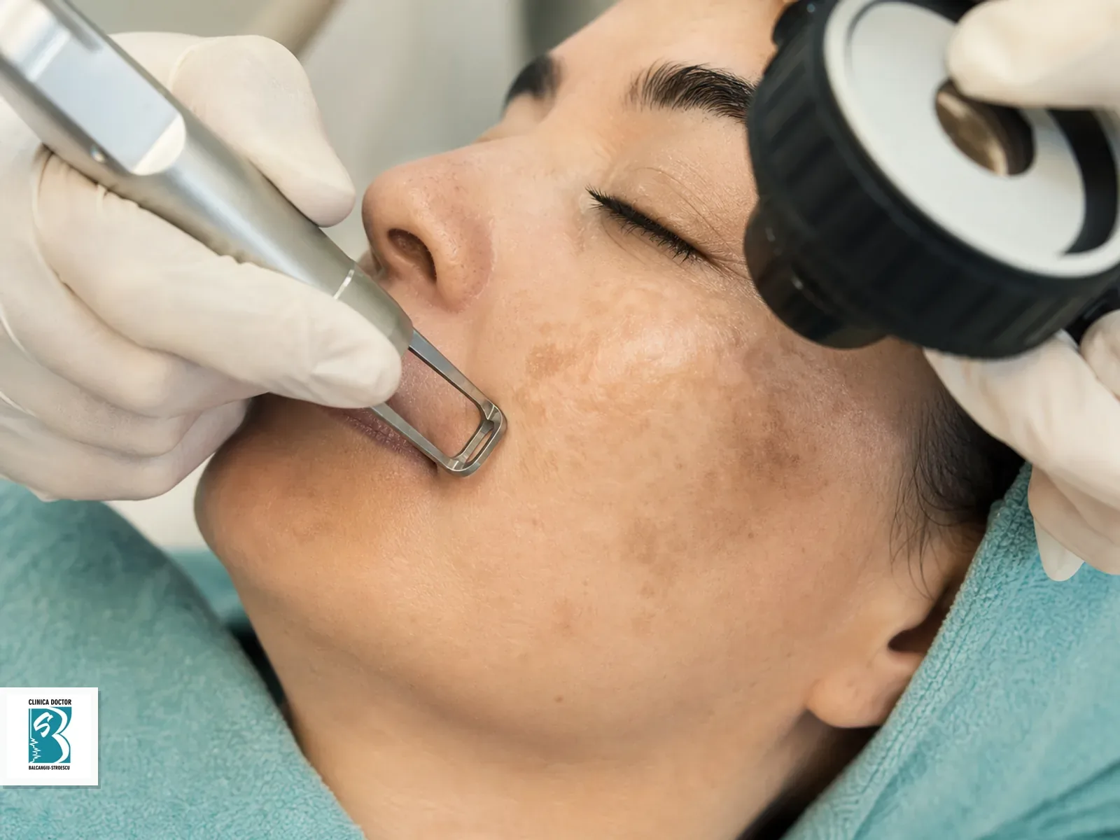 Tratament melasma - laser ClearLift QS Nd:YAG 1064 nm Tratament laser ClearLift pentru melasma pe obraz
