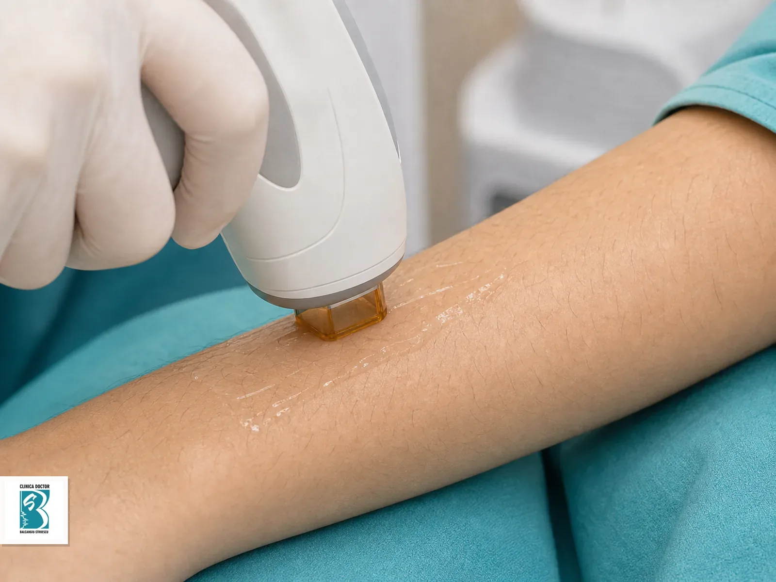 Aplicator de epilare laser pentru Brate, cu gel de protecție pe zona tratată