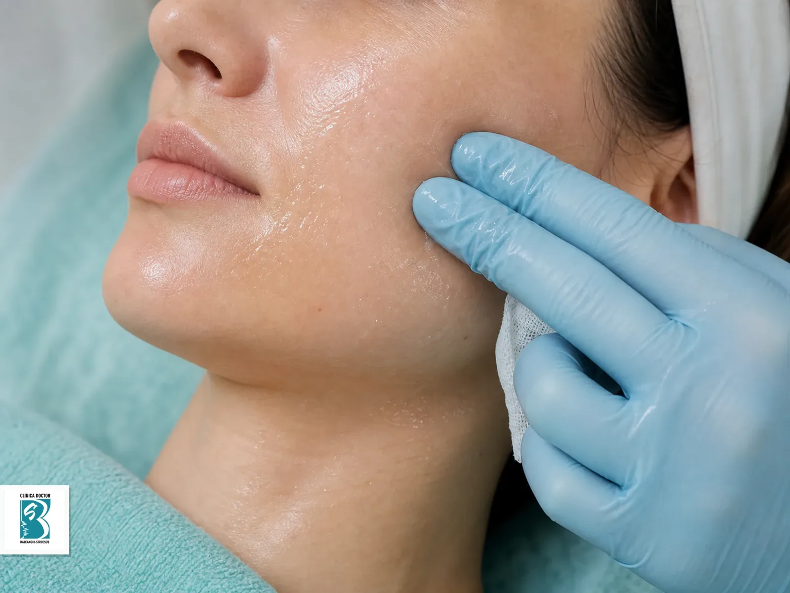 PRX-T33 – tratament de biorevitalizare fără exfoliere Aplicare controlată de tratament cutanat pentru PRX-T33 – tratament de biorevitalizare fără exfoliere, pe piele pregătită clinic
