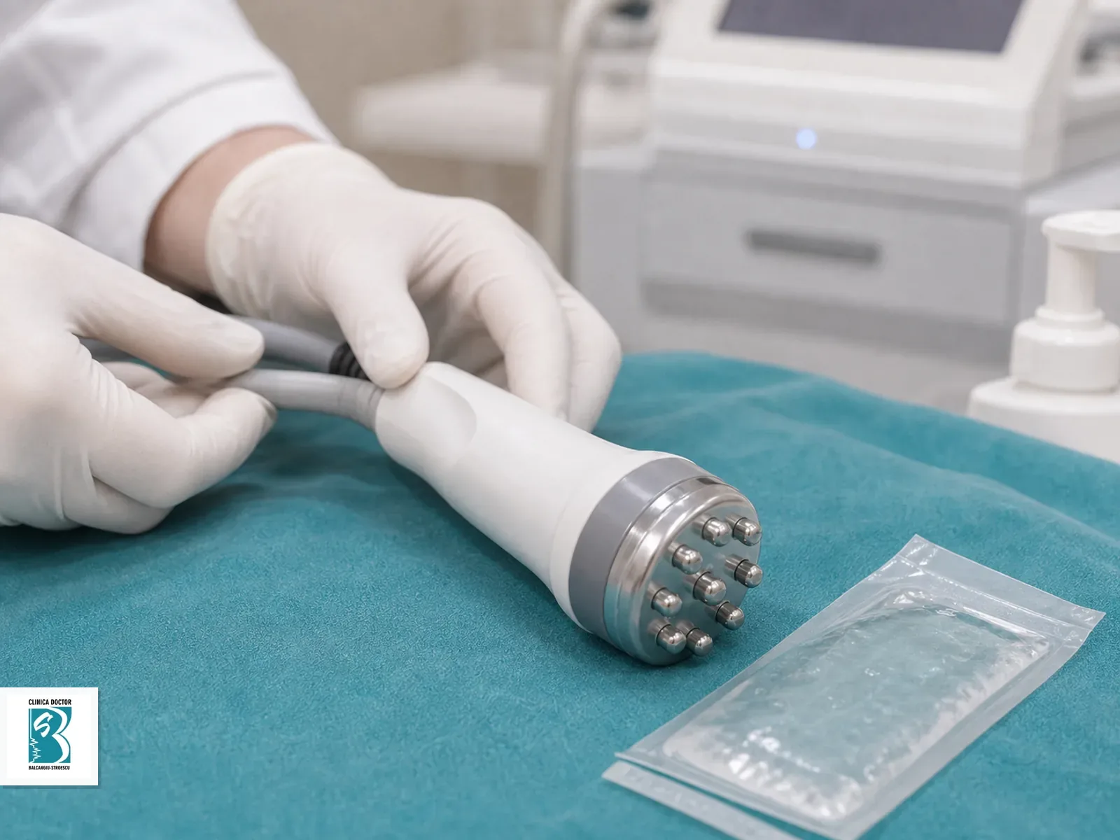Rejuvenare vaginala Exion Instrumentar steril pregătit pentru Rejuvenare vaginala Exion, prezentat fără expunere anatomică