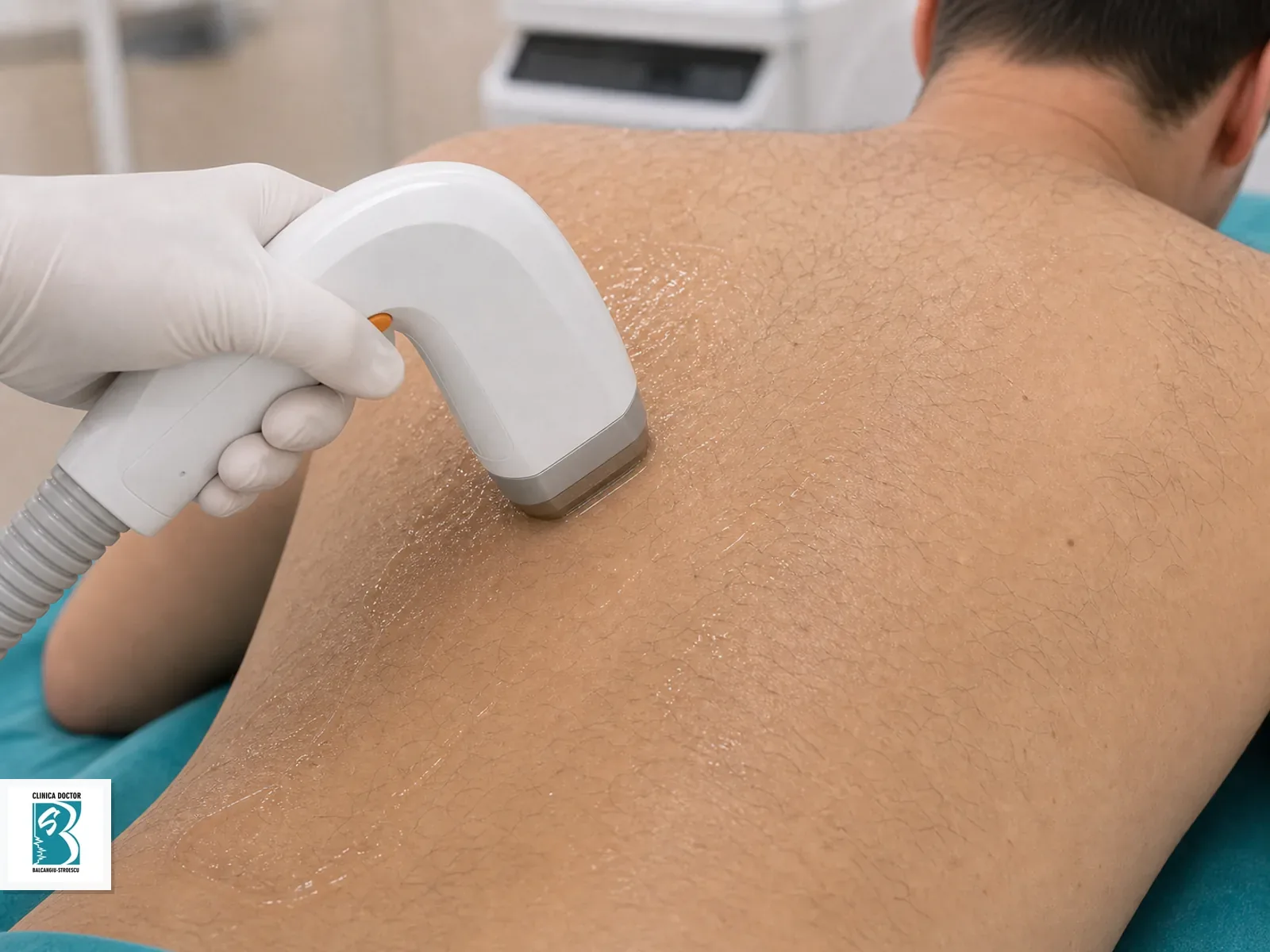 Spate complet Aplicator de epilare laser pentru Spate complet, cu gel de protecție pe zona tratată