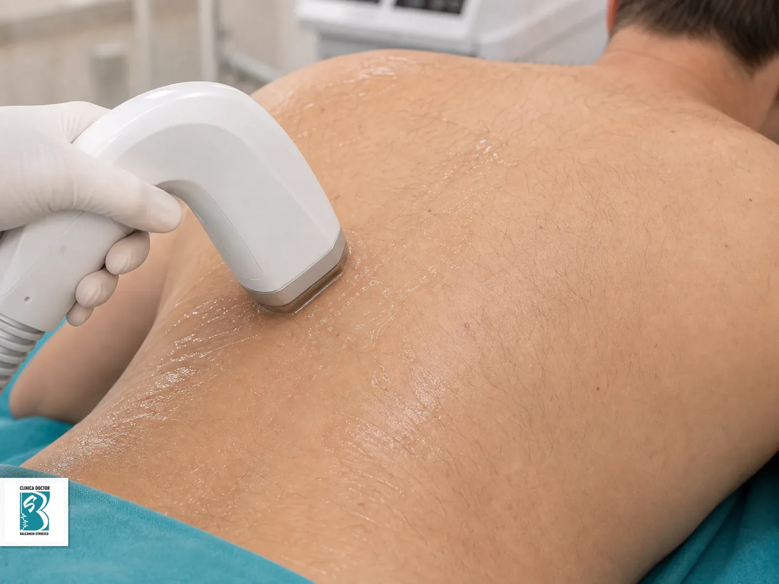 Aplicator de epilare laser pentru Spate complet, cu gel de protecție pe zona tratată
