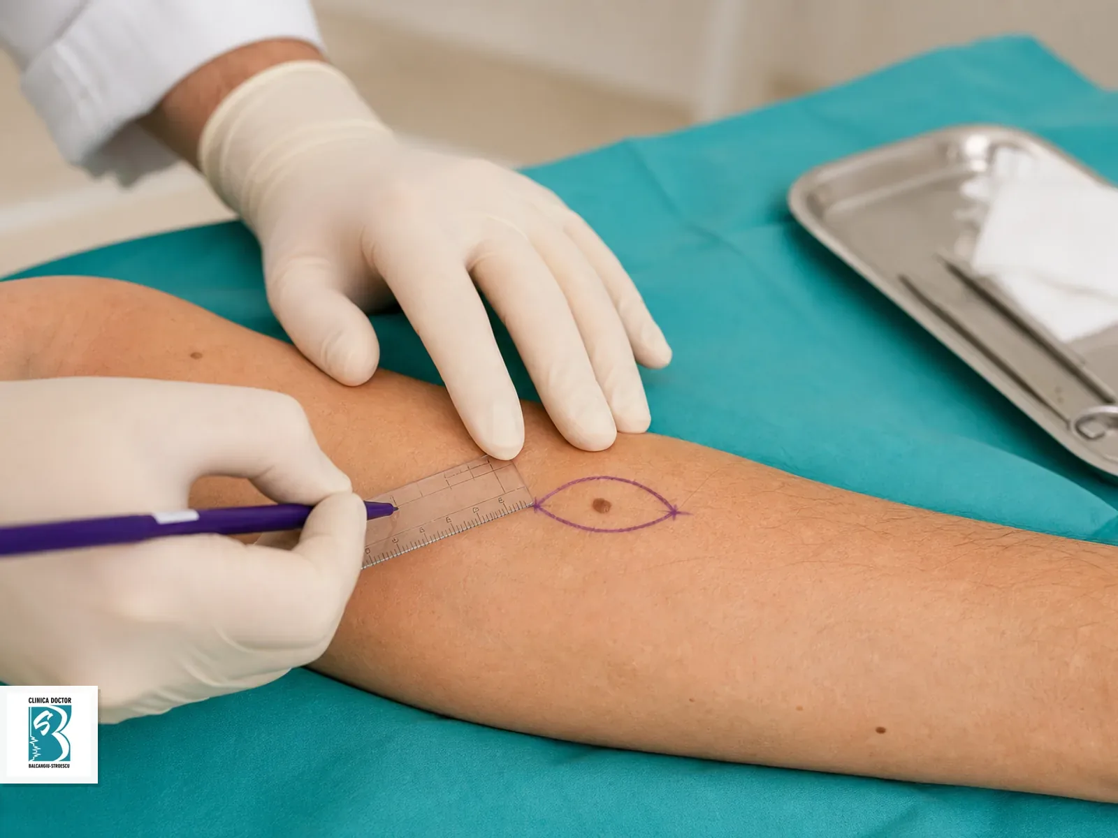 Excizie leziune cutanata <1 cm - medic primar chirurgie plastica Excizie planificata pentru leziune cutanata sub 1 cm medic primar